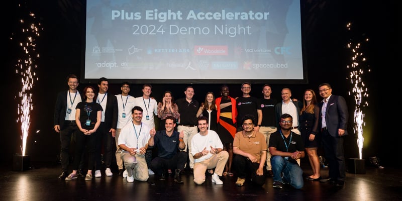 Local Western Australian entrepreneurs at the Plus Eight Demo Night
