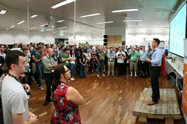 The Innovation Bay Speaker Breakfast Event