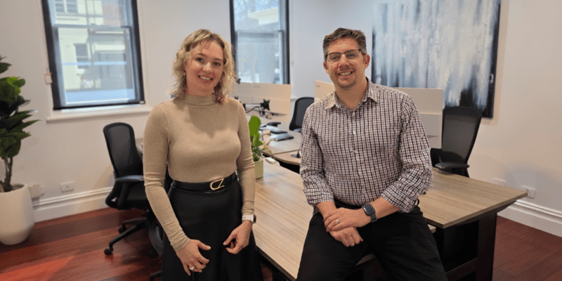 Dan Hookham and Yulianna Shiikha at Kaizen West