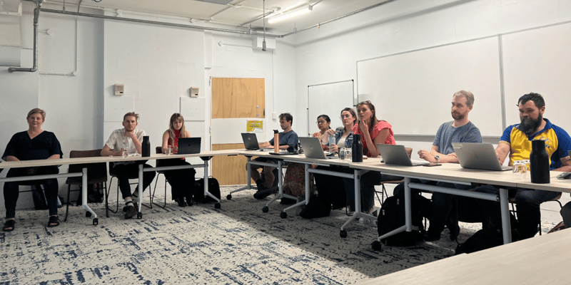 Perth Plus Eight Pre-Accelerator cohort 2023, at Riff, powered by Spacecubed