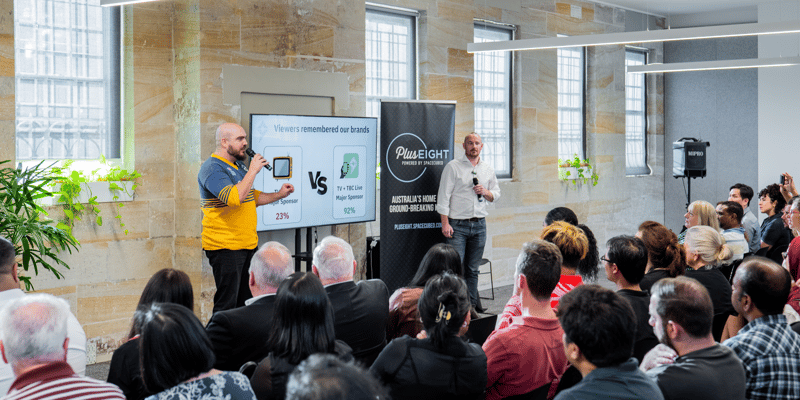 Founders at Plus Eight Pre-Accelerator Pitch Night Western Sydney
